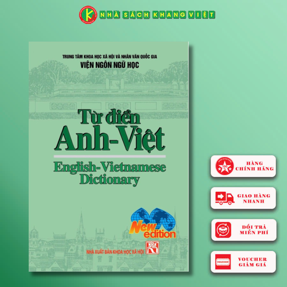 Sách - Từ Điển Anh Việt - English Vietnammese Dictionary Bìa Cứng