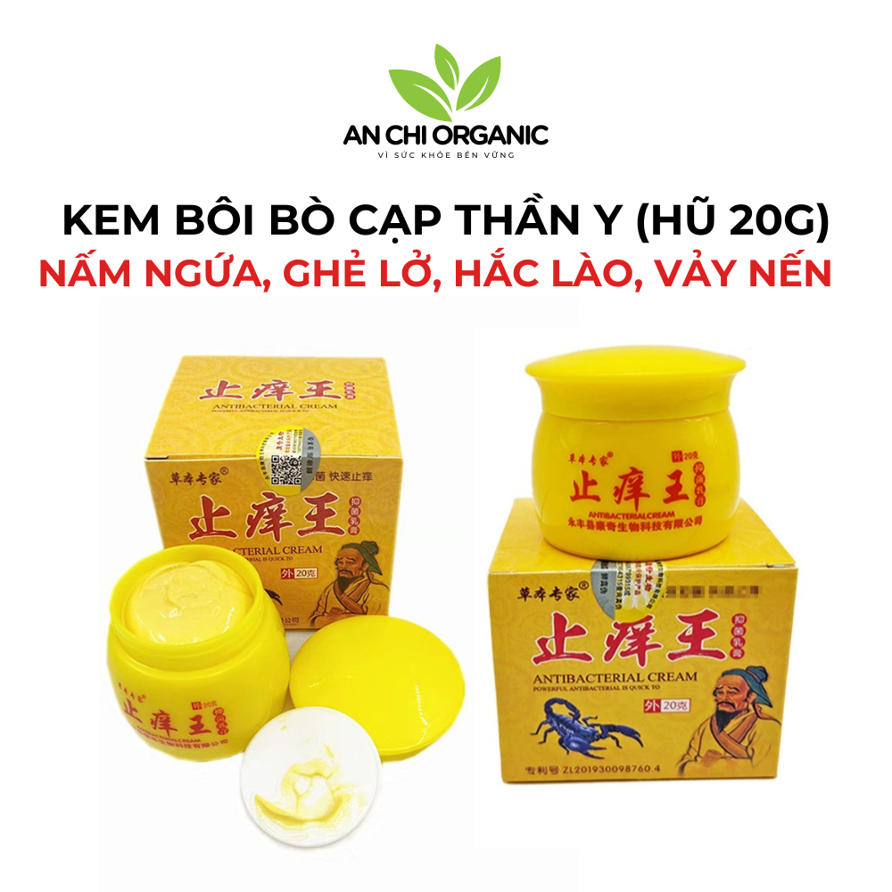 Kem Bôi Nấm Ngứa Bọ Cạp Vàng Ông Lão Dạng Hũ 20g