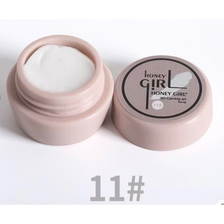 Gel khô nặn hoa HONEY GIRL màu trắng 