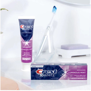 Kem đánh răng làm trắng Crest 3D White Radiant/ Luminous Mint Advanced 93/104g