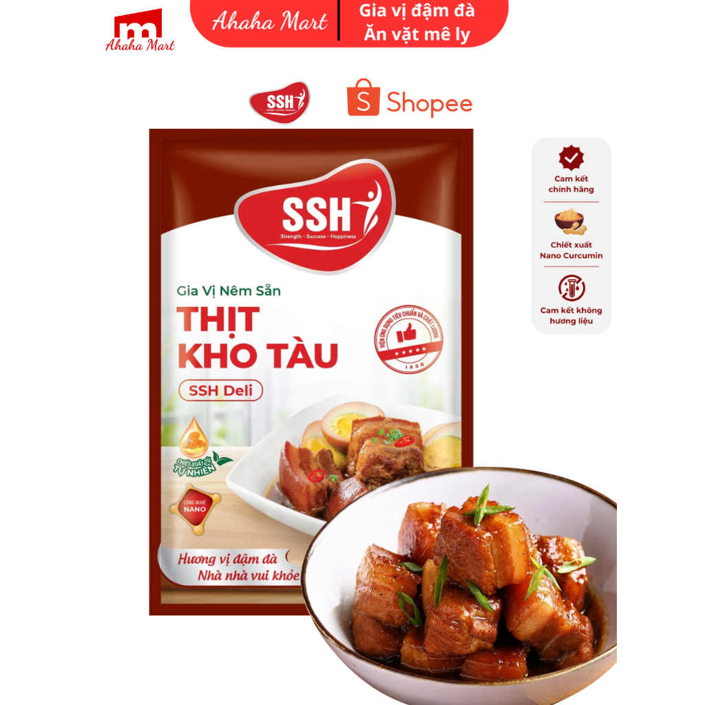 Gia vị nêm sẵn thịt kho tàu SSH Deli 32g