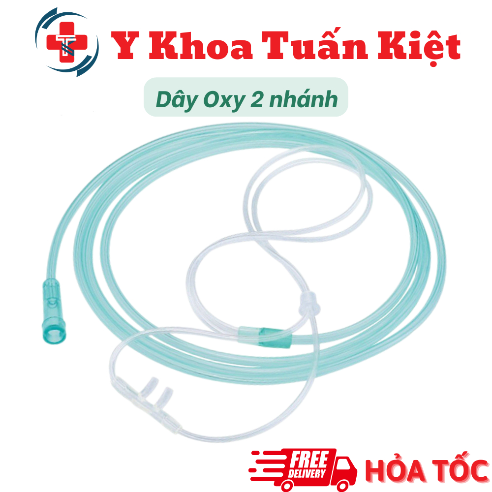 ✅ Dây oxy 2 nhánh trẻ em và người lớn