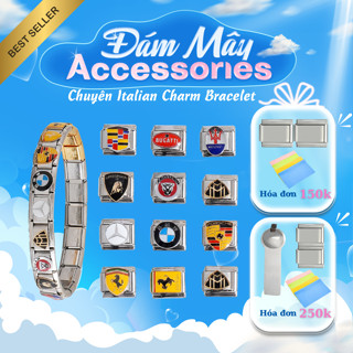  Charm Ý Logo Xe Hơi Tổng Hợp Charm Hot Hàng Có Sẵn Siêu Hot Vòng Tay Italian Charm 