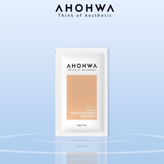 Mặt nạ ủ trắng Ahohwa dạng kem Tone-up Brightening Cream Mask gói 20g