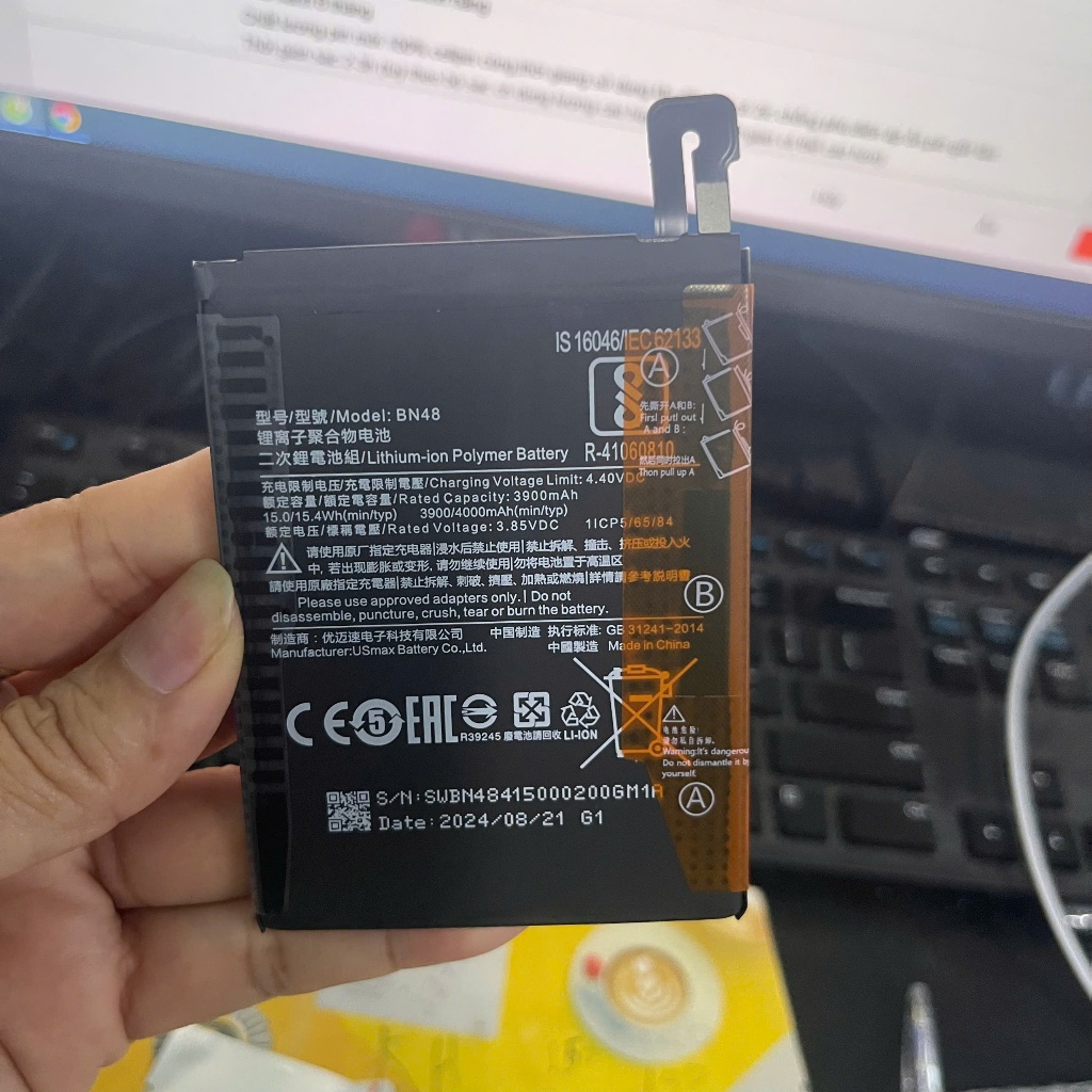 pin redmi note 6 pro mã pin BN48
