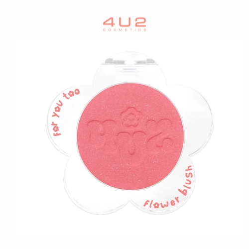 Phấn Má Hình Bông Hoa 4U2 Flower Blush 3.3gr - Phấn Má Hồng Với Kết Cấu Mềm Mại, Lì Và Mang Lại Hiệu