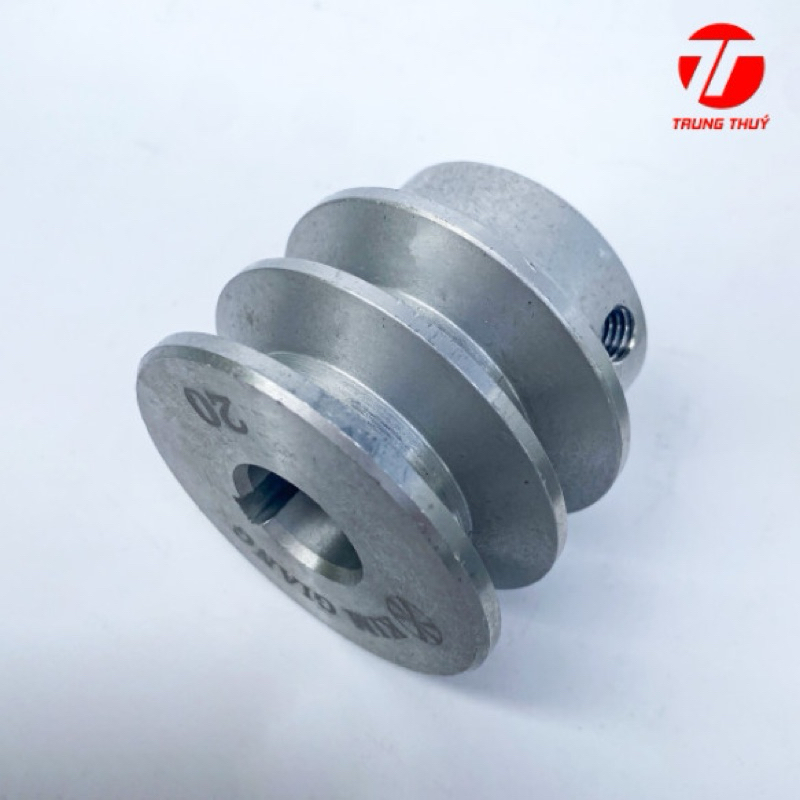 Buly hợp kim nhôm  7 phân 2 rảnh dây bảng A cốt 20 li