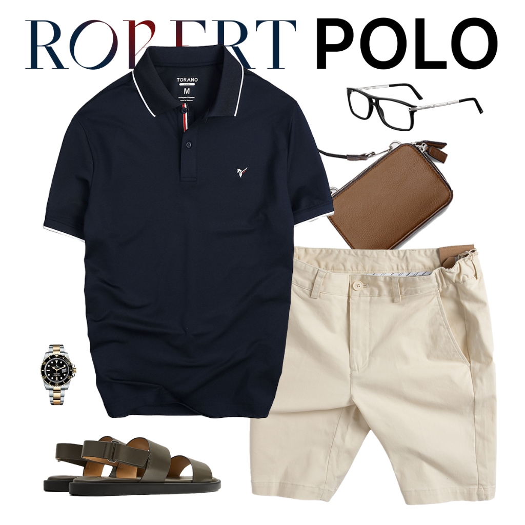 Áo polo nam TORANO ROBERT POLO vải thế hệ mới, có cổ, nhiều màu, thoáng khí ,thanh lịch, sang trọng GSTP048 | BigBuy360 - bigbuy360.vn