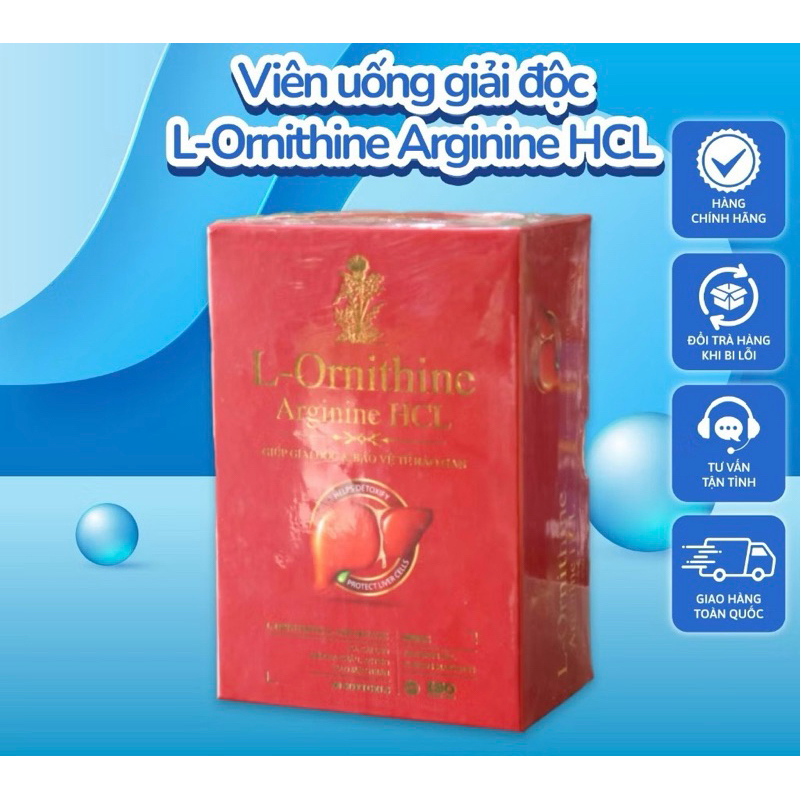 Viên giải độc gan L ornithine 60 viên