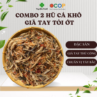 Cá khô giã tỏi ớt tây bắc, cá khô nướng giã tay, ruốc cá nục khô taybacfoods1