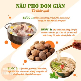 Thảo quả khô Tây Bắc 1kg, quả to, thơm, gia vị nấu phở, mai quế lộ, lạp xương, gà ủ muối