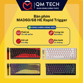 Bàn phím cơ gaming MAD60 / MAD68 HE Rapid Trigger – QMTECH STORE
