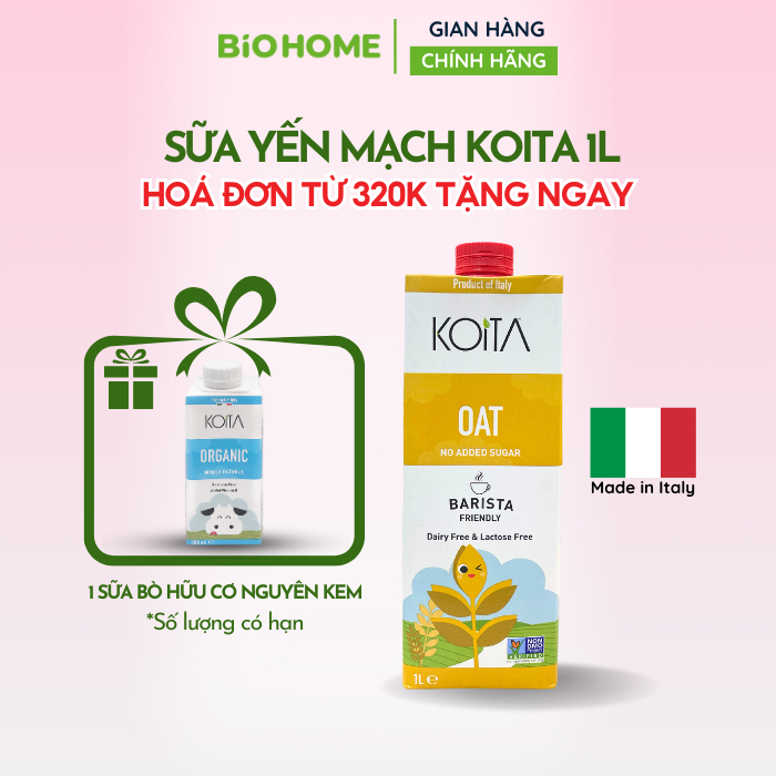 Sữa hạt yến mạch Koita - 1 lít