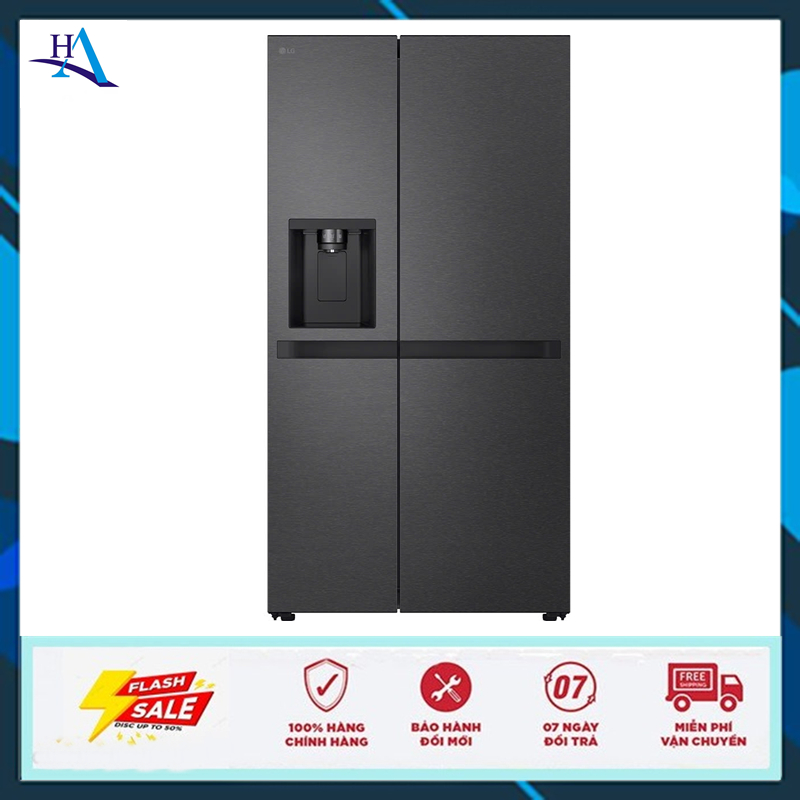 Tủ lạnh LG Inverter 641 lít Side By Side LSI63BLMA (Miễn phí giao tại HCM-ngoài tỉnh liên hệ shop)