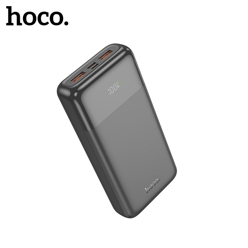 Sạc dự phòng Hoco J121A Dung lượng 20000mAh, có cổng USB và Type-C, sạc nhanh 22.5W + PD20W với màn 