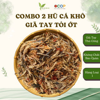 Cá khô giã tỏi ớt tây bắc, cá khô nướng giã tay, ruốc cá nục khô