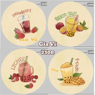 Cuộn màng ép ly trà sữa dập được 2400 ly