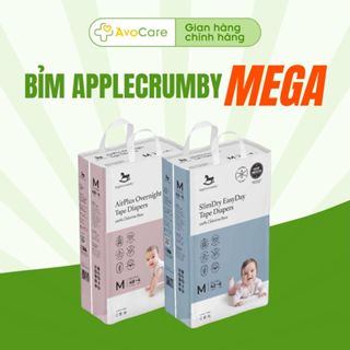 Bỉm ngựa Applecrumby MEGA dán quần ngày và đêm SlimDry Easy Day, AirPlus Overnight cho bé đủ size