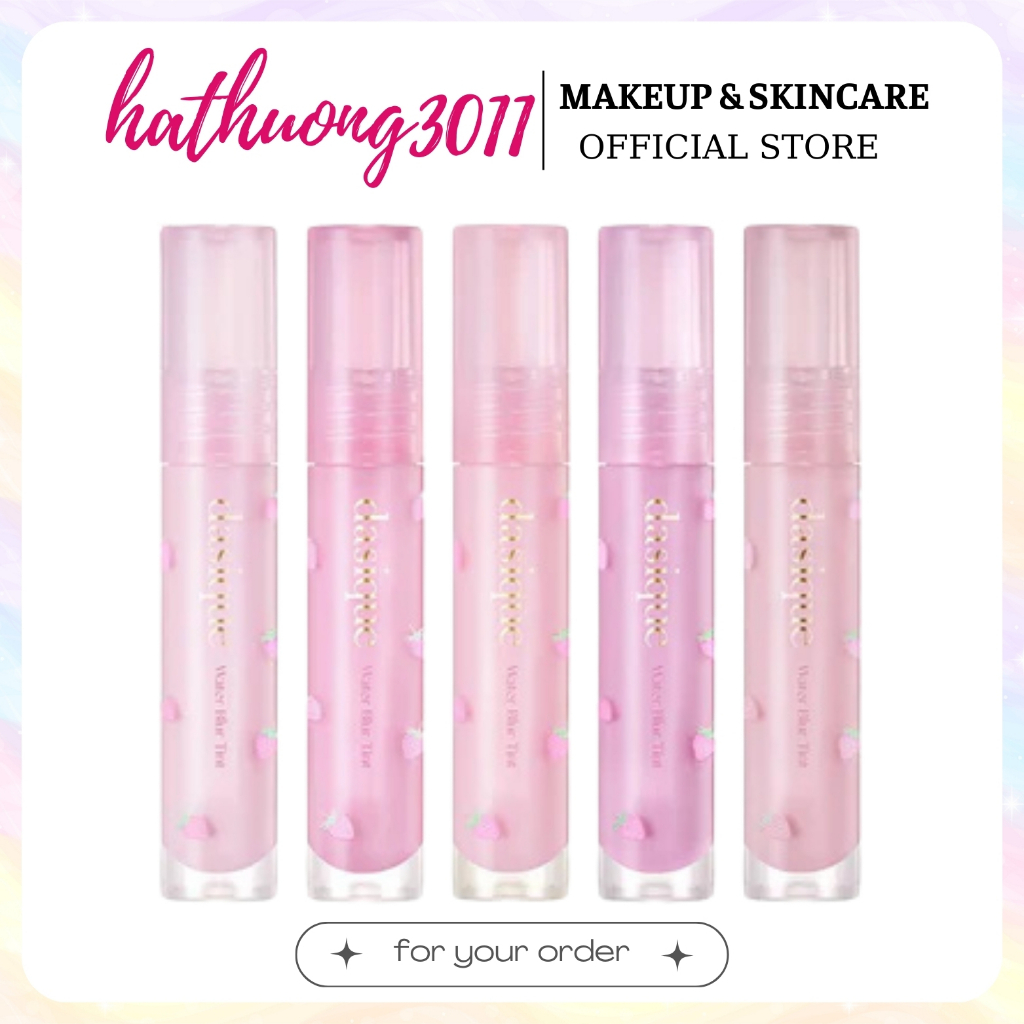 Son Dasique Water Blur Tint [5 MÀU] Căng Mướt Mịn Môi
