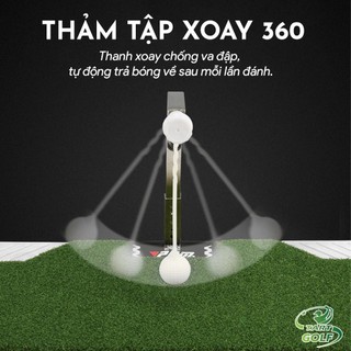 THẢM TẬP SWING 360 ĐỘ TRỤC ĐỨNG – TẬP GOLF CHUYÊN NGHIỆP NGAY TẠI NHÀ