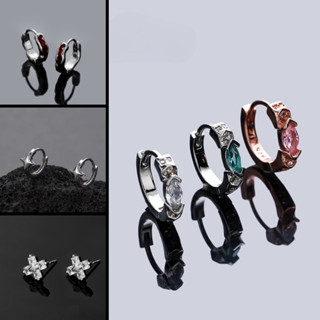 Khuyên Tai Tròn Nam Nữ Thời Trang Không Gỉ, Bông Tai Titan Thời Trang Unisex Cá tính - Gudistudio