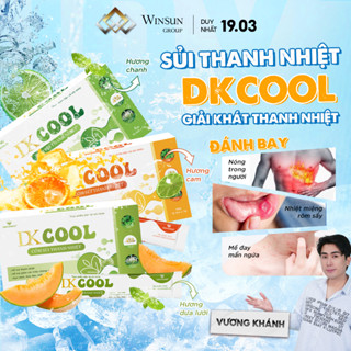 Bột sủi thanh nhiệt DKCOOL giảm lỡ miệng nhiệt miệng rôm sẩy - hộp 10 gói x 7g