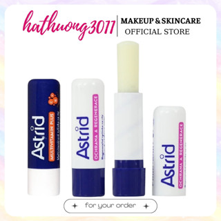 Son dưỡng môi Astrid từ mỡ huơu Trắng/ Xanh 4.7g