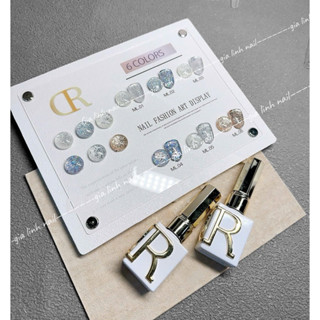 Set nhũ R 6 chai siêu đỉnh ( tặng kèm bảng màu )