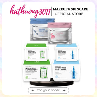 Hộp 30 Miếng Mặt Nạ Giúp Cấp Nước Mỗi Ngày WonJin Effect Hydro Rise Hyaluronic Mask 350g