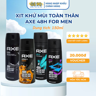 Xịt khử mùi cho nam AXE 48H hương nước hoa lôi cuốn 150ml hàng nhập khẩu Châu Âu