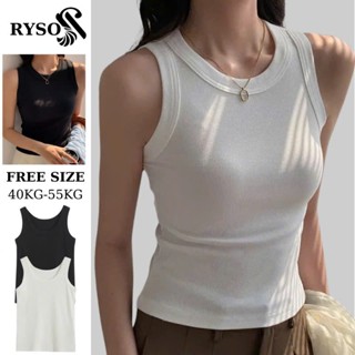 Áo Ba Lỗ Dáng Dài Chất Thun Gân Dày Mềm Mịn ,Áo Hai Dây Ba Lỗ Ngược Form Ôm Dài RYSO FASHION