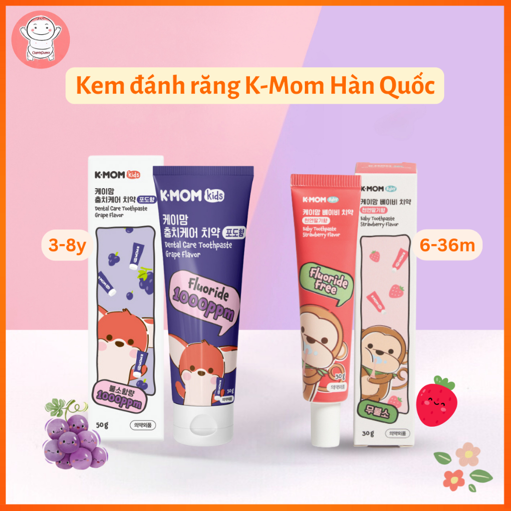 Kem đánh răng K-Mom cho bé