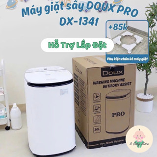 [Tặng Móc Phơi] Máy Giặt Mini Doux Pro Wash System Có Sấy, Màn Hình Cảm ứng, 65-95 Độ Tiêu Diệt Vi Khuẩn, BH Chính Hãng