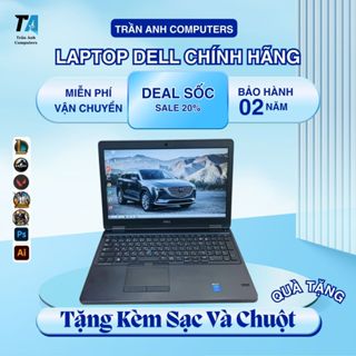 Máy tính laptop hàng chính hãng DELL Ram 8GB Core i5 - i7 ổ SSD 256GB màn 14",15.6 inch - Tặng Kèm Sạc Đi Kèm