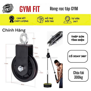  RÒNG RỌC TẬP GYM Xoay 360 độ Bằng Thép Không Rỉ Của Climbing Shop 