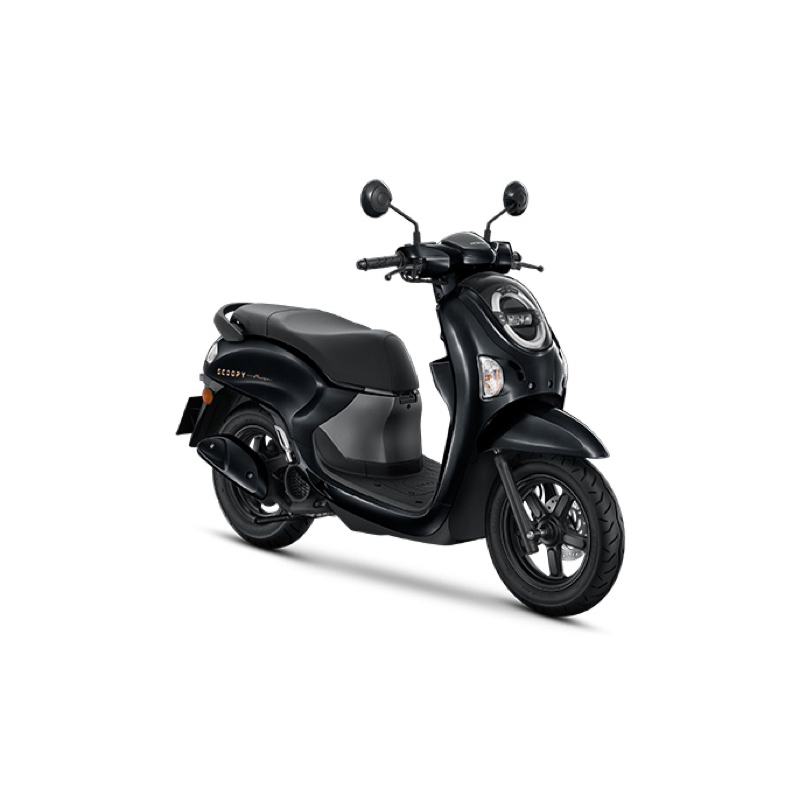 Tem xe Scoopy 2025 Prestige xe màu đen