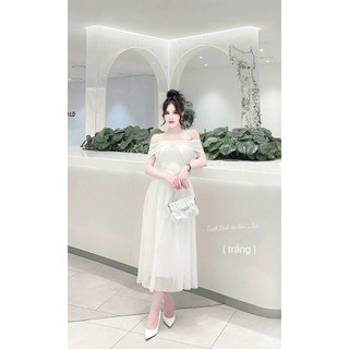 Đầm  Vây ren dài tiểu thư