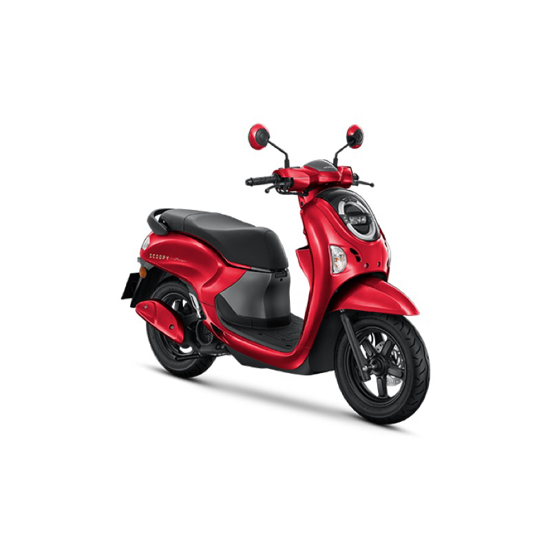 Tem xe Scoopy 2025 Prestige xe màu đỏ