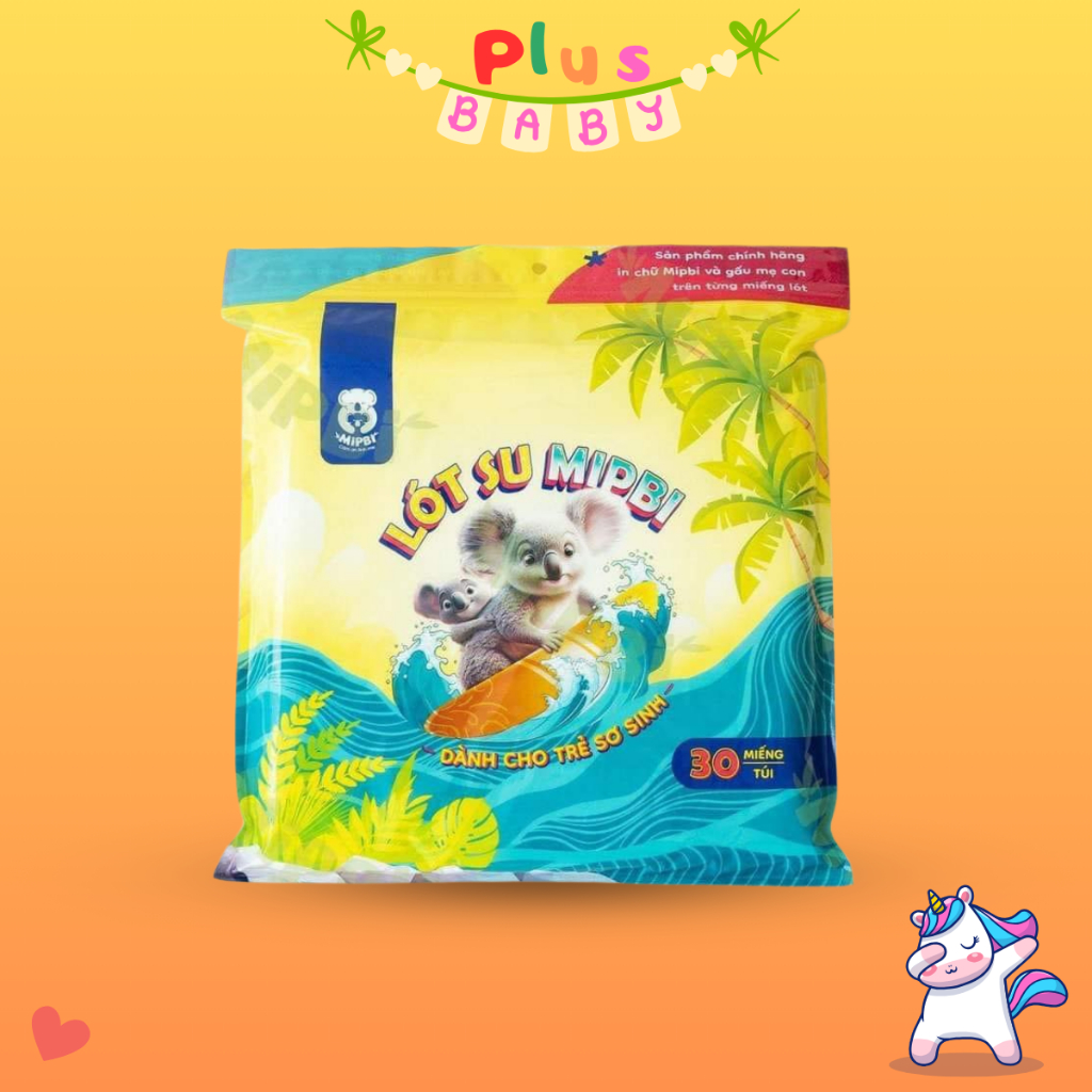 Gói 30 miếng lót phân su sơ sinh Mipbi