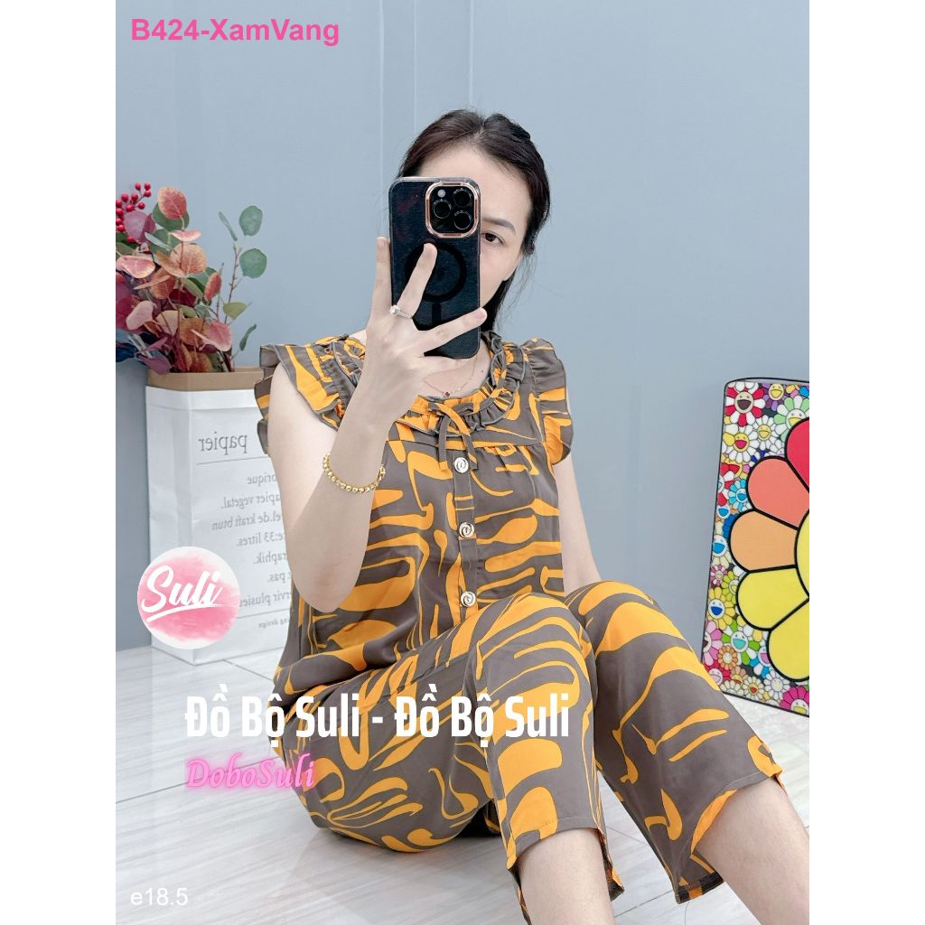 Bộ Dài Lụa Mango B449 B424 B399 - Đồ Bộ Suli