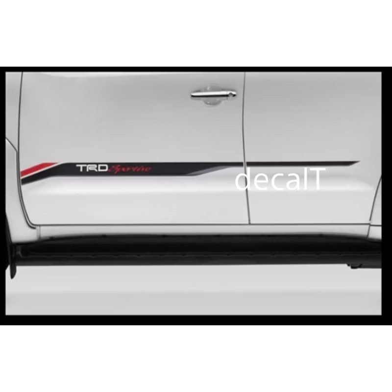 Tem Dán Sườn Xe Fortuner TRD. Tem Dán Chân Xe Fortuner TRD (F1005)