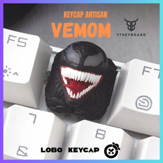   Hỏa Tốc  Keycap Artisan Vũ Trụ DC Venom - Xuyên Led - Chính Hãng Lobo - TTKeyboard 