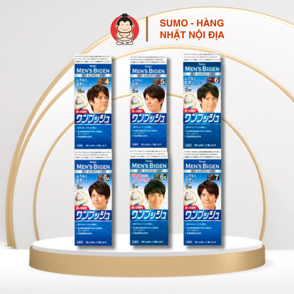 NHUỘM TÓC PHỦ BẠC BIGEN NHẬT CHO NAM