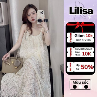 Váy bầu thiết kế, đầm bầu mùa hè dáng babydoll thiết kế 2 dây, vải ren cao cấp 2 lớp, phù hợp mặc đi dao phố, đi biển