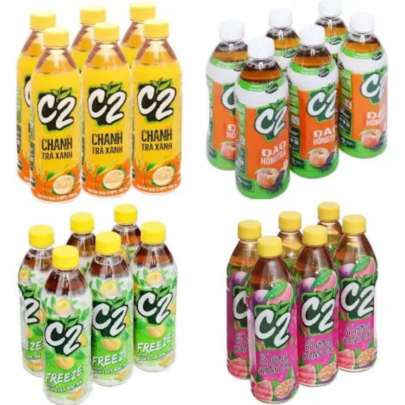 Lốc  nước giải  khat C2 6 chai 355ml/455ml.