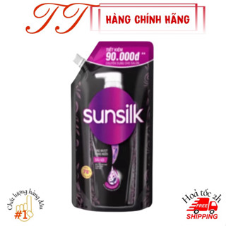  Dầu gội đầu Sunsilk dạng túi 1kg đen óng mượt rạng ngời 