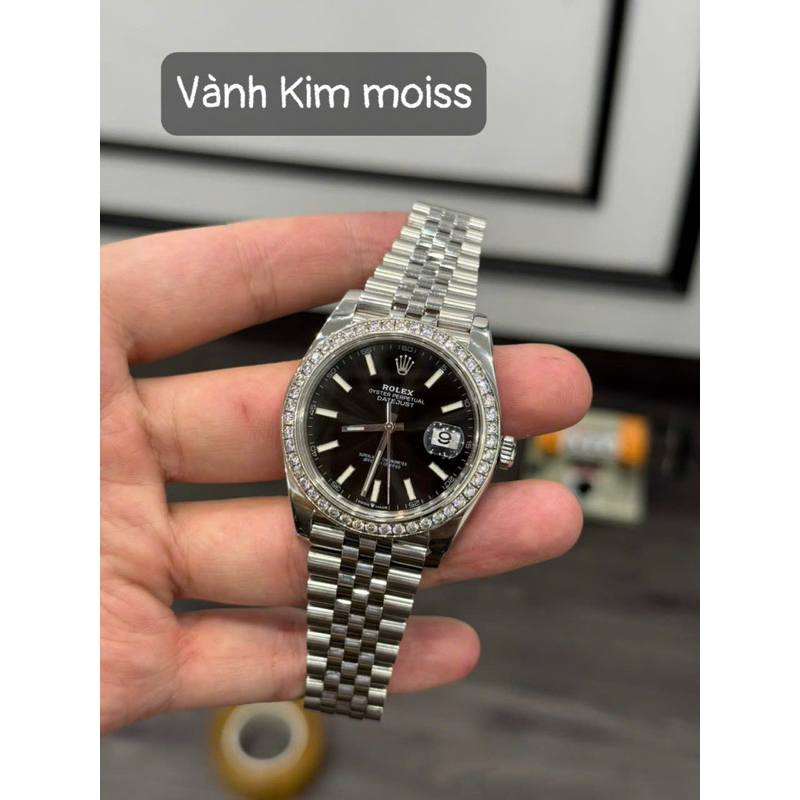 Fullbox Hàng Siêu Lướt - ROLEX 41mm Kim Moissanite