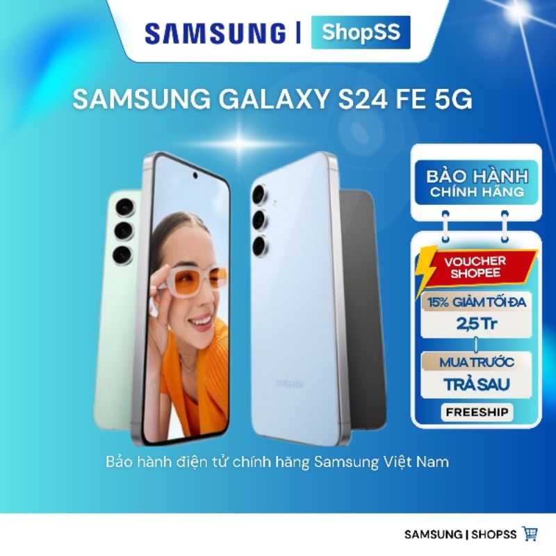 Điện Thoại Samsung Galaxy S24 FE 5G Chính Hãng - Chip Exynos 2400, Camera 50MP, Pin 4700mAh