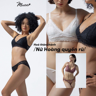 Set Bra Ren Mustoto Bralette + Quần (MS66 )