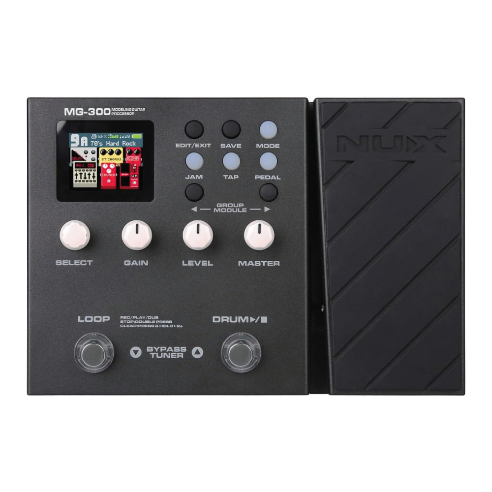 Phơ đàn Guitar, Modeling Guitar Processor - Nux MG300 - Bàn đạp hiệu ứng đa chức năng, Multi effects